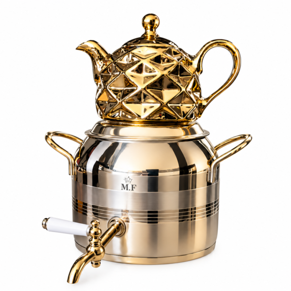 کتری قوری ام ف M.F مدل kettle set تولید made in turkey